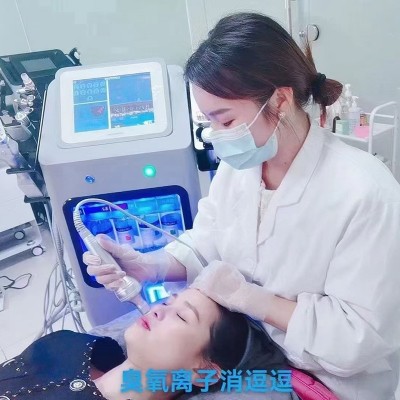 黑珍珠皮肤管理综合仪器美容院大气泡面部清洁补水紧致提升导入仪图3
