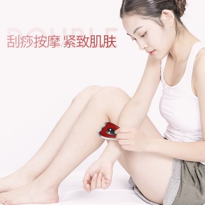 电动刮痧仪刮脸美容微电流温热导入家用震动女刮痧板KD817图2