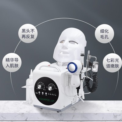 五代五头超微小气泡双泵深层清洁提升补水保湿嫩肤注氧美白美容仪图3