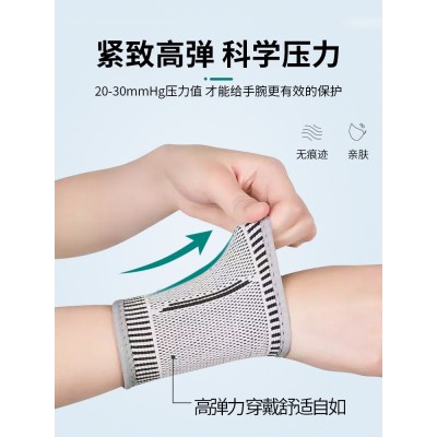 石墨烯护腕女扭伤手腕腱鞘夏季空调房保暖腕关节疼痛劳损妈妈透气图2
