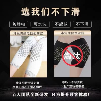 石墨烯艾草护膝盖套保暖老寒腿男女士关节富贵鸟同款老人专用发热图2