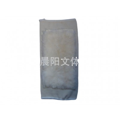 羊毛排球护膝关节保暖空调护膝皮毛一体老寒腿中老年秋冬护膝护套