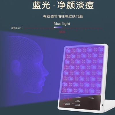 明星张天爱同款大排灯LED红蓝黄红外彩光美白嫩肤祛痘家用美容仪图3