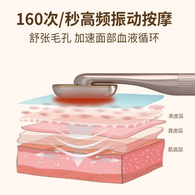 跨境新款美眼仪EMS微电流导入眼部按摩仪器可旋转震动射频美容仪图4