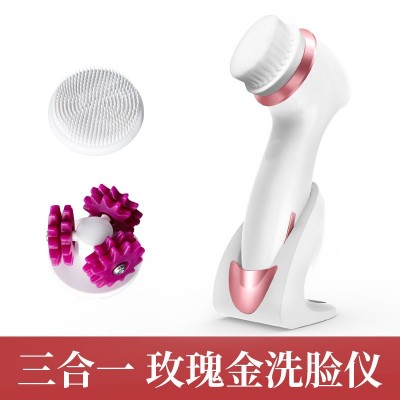 新款面部电动充洁面仪家用美容仪洗脸仪电动面部毛孔清洁神器电动图3