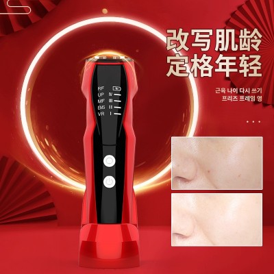 新款RF射频美容仪器 多功能家用美容仪器面部ems嫩肤射频仪导入仪图3