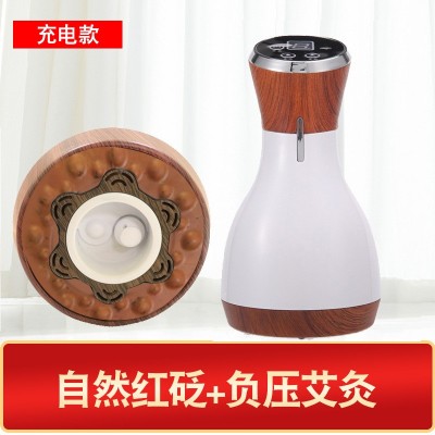 无线砭石刮痧仪器家用温灸仪揉腹仪电按摩疏通经络刷发热美容院图1