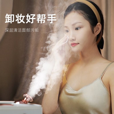 冷热双喷蒸脸器补水喷雾家用热喷脸部加湿器美容院专用保湿抗过敏图2