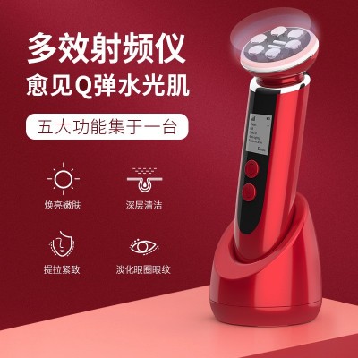跨境RF射频美容仪家用光子嫩肤除皱脸部美白按摩仪提拉射频导入仪图2