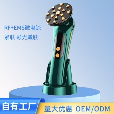 新款RF射频美容仪 EMS面部微电流嫩肤导入仪提拉紧致法令纹童颜机图4