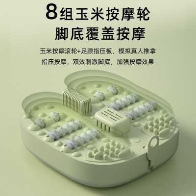 艾斯凯ACK可折叠泡脚桶小型家用按摩洗脚盆自动加热恒温足浴神器图2