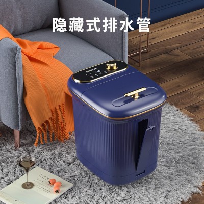 熏蒸足浴盆气泡全自动电动加热恒温家用洗脚盆足疗按摩器泡脚桶深图2