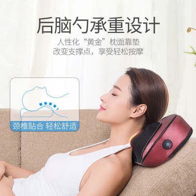 佳仁按摩枕颈椎按摩器自动加热揉捏家用颈部背部腰部腿部全身电动图3