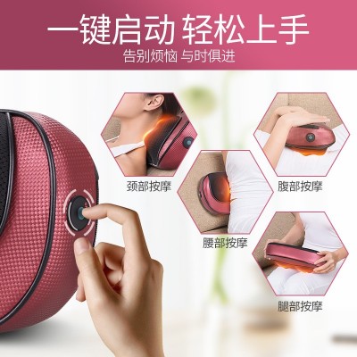 佳仁按摩枕颈椎按摩器自动加热揉捏家用颈部背部腰部腿部全身电动图2