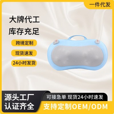 跨境多功能按摩器车载便携小型按摩靠垫全身按摩仪热敷按摩器图2