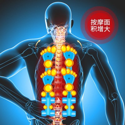 按摩器颈椎按摩垫子全身多功能靠椅垫脚腿腰肩部背部颈部按摩枕头图2
