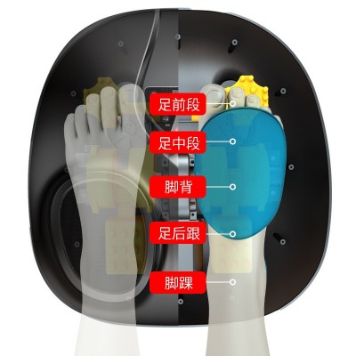 足部按摩器时尚智能足疗机足部脚底足底揉捏气囊热敷按摩机图2