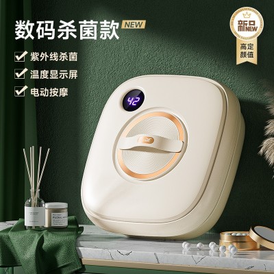 数码折叠足浴盆新款折叠泡脚桶电动热足浴盆全自动便携折叠足浴桶图2