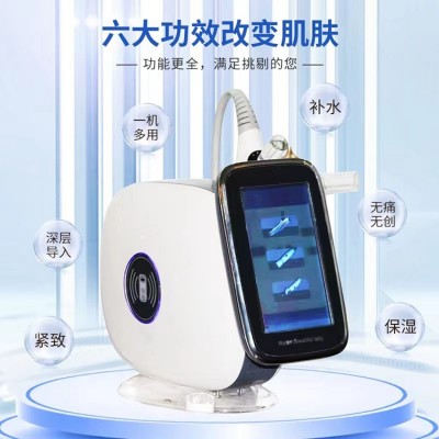 全新三合一EMS无针水光 美容院专用注氧射频微电纳微晶补水导入仪图3