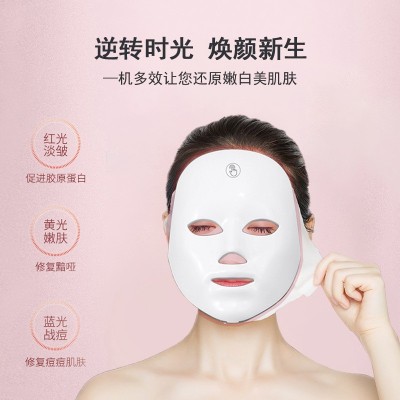 家用祛斑光子嫩肤仪家用面罩灯脸部祛痘红蓝光光能面部美容仪器图4