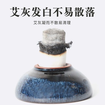 一颗艾艾柱生产批发54粒手工陈艾绒柱艾草抚阳透灸艾灸柱南阳厂家图4