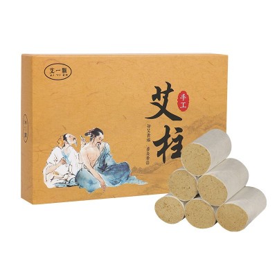 一颗艾艾柱生产批发54粒手工陈艾绒柱艾草抚阳透灸艾灸柱南阳厂家图5
