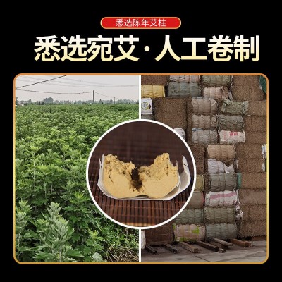 【厂家批发】艾一颗陈年纯艾草提取20:1艾绒艾灸馆家用艾条艾柱图3