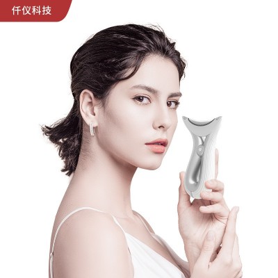 新款EMS微电流射频美颈仪面部护理美容仪淡化颈部细纹RF射频仪图2