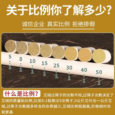 南阳艾灸柱批发 陈年艾柱艾条54粒艾灸馆灸柱 艾柱厂家批发图2