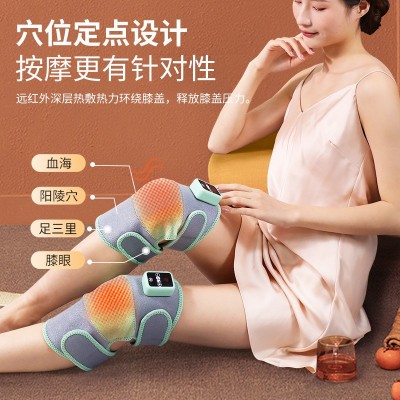 新款智能护膝按摩仪石墨烯无线微震加热膝盖关节理疗仪护肩护肘器图3