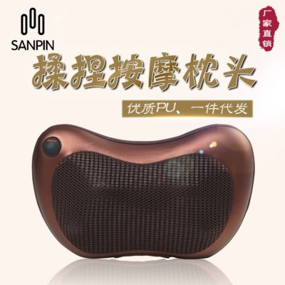 厂家直销颈椎按摩器仪颈部腰部腿部肩部背部多功能家用车载按摩枕图3