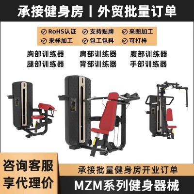 商用力量健身房器材蝴蝶机扩胸夹胸训练器推胸高低拉背坐姿划船机图4