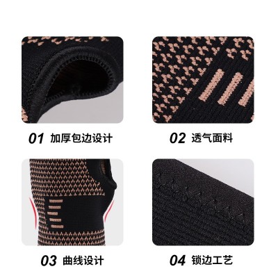 跨境含铜护掌针织尼龙护腕护手掌透气弹力吸汗羽毛球瑜伽加长护腕图4