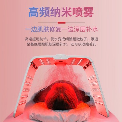 跨境 美容嫩肤光谱仪LED7色彩光喷雾可折叠光子嫩肤仪图2
