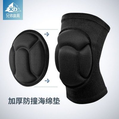 跳舞海绵护膝排球轮滑舞蹈防摔护膝加厚健身跪地运动护膝爬行护膝图2