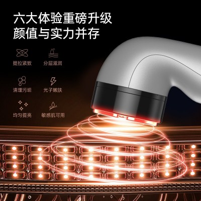 多功能冷热RF美容仪 EMS微电流家用射频提拉冰锤按摩光子导入仪图2