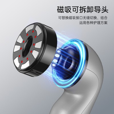 多功能冷热RF美容仪 EMS微电流家用射频提拉冰锤按摩光子导入仪图3