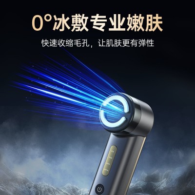 跨境可换头射频美容仪贴牌脸部按摩提拉紧致嫩肤红蓝光家用美容仪图2
