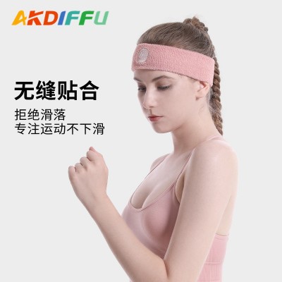 运动头带篮球毛巾护腕批发吸汗护手腕男女跑步篮球足球瑜伽发带护图4