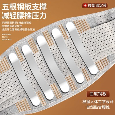 护腰带腰间盘运动护腰神器健身护腰护腰带腰椎护腰带钢板护腰图2
