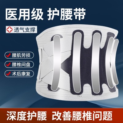 跨境新款护腰带 运动透气钢板支撑固定护腰带四季发热保暖护腰带图2