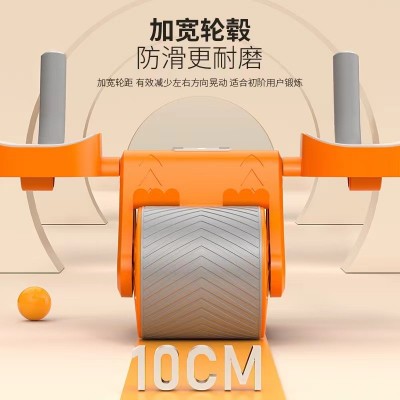 健腹轮运动回弹家用精品男女撑式腹肌轮练自动神器卷腹肘健身器材图5