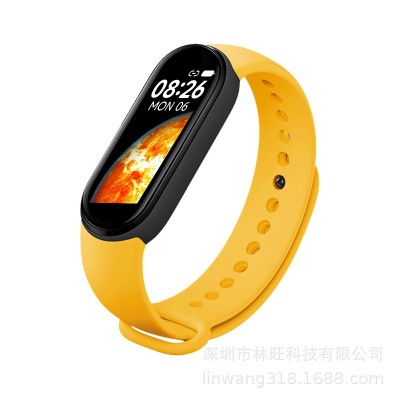 M7智能手环90毫安新款心率监测血氧检测睡眠监测蓝牙运动礼品手环图3