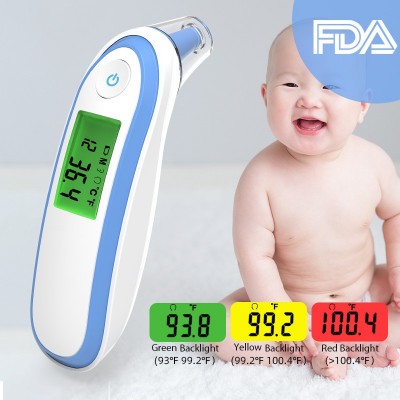 FDA电子体温计家用婴儿儿童额温枪额头耳蜗两用红外线体温计手持图5