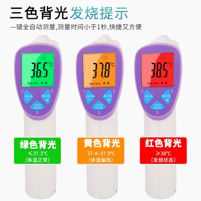 家用语音精准红外线儿童额温枪新生儿体温电子耳枪宝宝数字测温枪图2