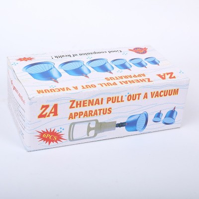 康贞外贸出口真空拔罐器6杯ZA英文纸卡包装 拔火罐厂家批发图3