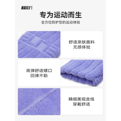 定制logo护腕纯棉擦汗透气吸汗篮球护腕跑步羽毛球健身护手带厂家图4