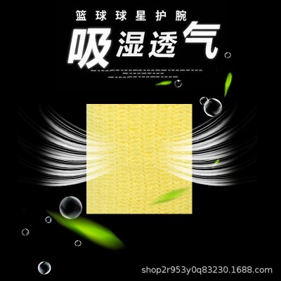 护腕工厂现货强劲透气运动吸汗跑步登山擦汗巾健身篮球护腕瑜伽图2