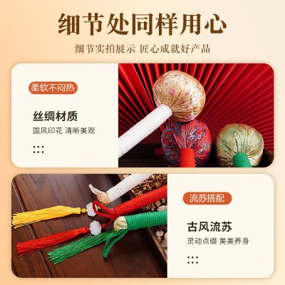 艾草捶手持经络按摩敲打敲背肩颈腰部艾灸养生锤五子按摩锤艾草锤图4