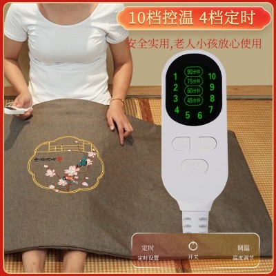 电加热艾灸垫子艾草床垫热敷包艾绒电热毯保暖褥子发热片艾灸毯子图3